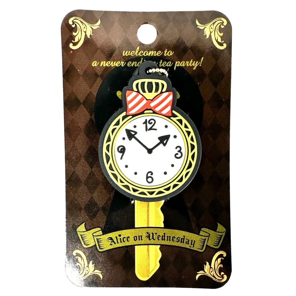 Alice on Wednesday Clock Key Cover Japan Alice Theme PVC Key Cap